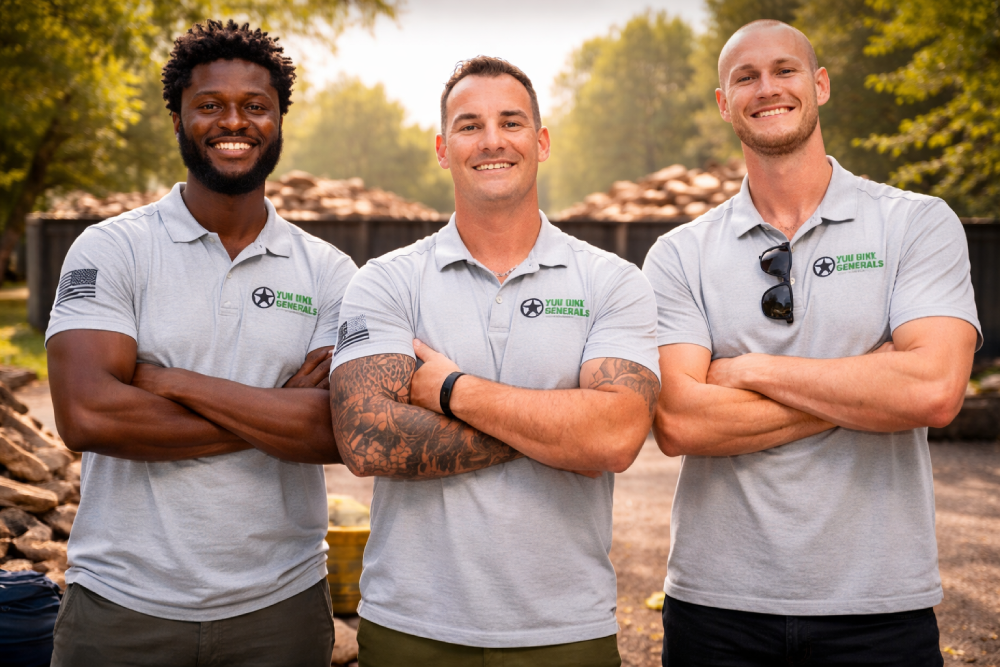 The Junk Generals uniformed crew